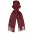 Ls Uldstue Royal Super Alpaca / Ekstra Fin Merino Bordeaux Skjerf / Sjal - 50 X 200 cm