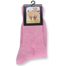 Ls Uldstue Baby Alpakka Sokker Pink Unisex Barn