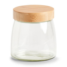 Zeller Present Oppbevaringsglass med Bambus Lokk - 1000 ml