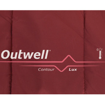 Outwell Contour Lux Rød Sovepose R Komfort 3 - 15 °C