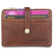 House of Sajaco Konjakk Kortholder i Skinn - 7 Kort - RFID Safe