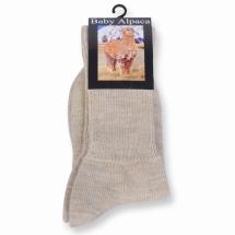 Ls Uldstue Baby Alpakka Sokker Beige Unisex Voksen