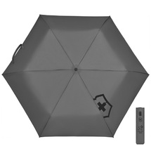 Victorinox TA Edge Grå Ultralett Paraply - Vindsikker B:91 cm