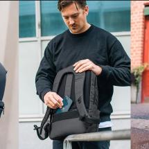 Pacsafe Svart X Sikker Ryggsekk  RFID-sikker  20 L