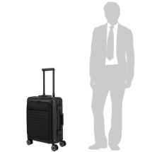 Travelite NEXT 2.0 Svart Aluminium Kabinkoffert 4 Hjul -40X55X23 -41L - RECYCLED