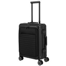 Travelite NEXT 2.0 Svart Aluminium Kabinkoffert 4 Hjul -40X55X23 -41L - RECYCLED