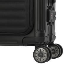 Travelite NEXT 2.0 Svart Aluminium Kabinkoffert 4 Hjul -40X55X23 -41L - RECYCLED