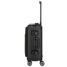 Travelite NEXT 2.0 Svart Aluminium Kabinkoffert 4 Hjul -40X55X23 -41L - RECYCLED