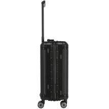 Travelite NEXT 2.0 Svart Aluminium Kabinkoffert 4 Hjul-39X55X22-39L  - RECYCLED