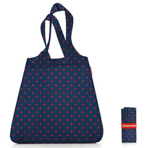 Reisenthel Mixed Dots Red Mini Maxi Shopper / Handlepose 15 L - RECYCLED