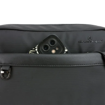 Snowball svart vannavvisende crossbody / skulderveske 3,2 L