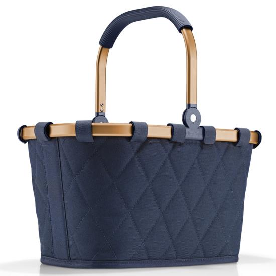 Reisenthel Frame Rhombus Midnight Gold Handlekurv / Carrybag XS 5 L - RECYCLED