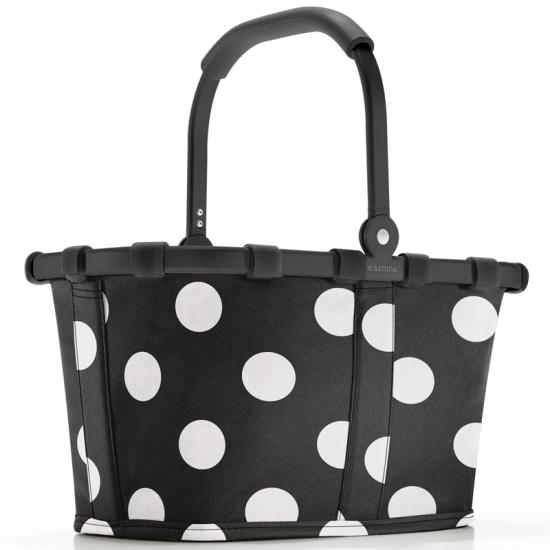 Reisenthel Frame Dots White Handlekurv / Carrybag XS 5 L - RECYCLED