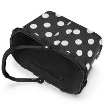 Reisenthel Frame Dots White Handlekurv / Carrybag XS 5 L - RECYCLED