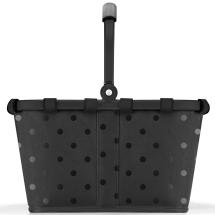 Reisenthel Frame Glossy Dots Black Handlekurv / Carrybag XS 5 L - RECYCLED