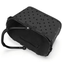 Reisenthel Frame Glossy Dots Black Handlekurv / Carrybag XS 5 L - RECYCLED