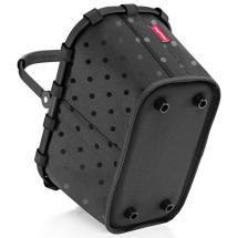 Reisenthel Frame Glossy Dots Black Handlekurv / Carrybag XS 5 L - RECYCLED