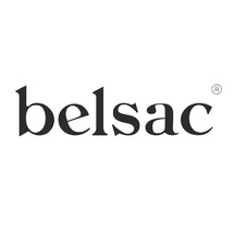 Belsac 2 + 1 Bevinget Dollarmappe i Skinn med grå detalj -9 kort