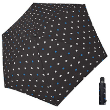Smati Blå Pirket Paraply - Vindsikker - B: 90 cm