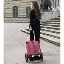 Reisenthel Twist Maroon 2-i-1 Rolltop Handletralle / Citycruiser - 40 L - RECYCLED