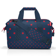 Reisenthel Mixed Dots Red Allrounder M Weekend Bag - 18 L - RECYCLED