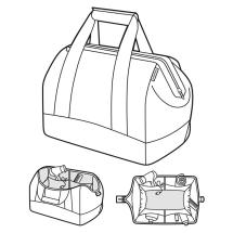 Reisenthel Twist Blush Allrounder M Weekend Bag - 18 L - RECYCL