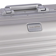 Travelite Next Sølv Aluminiumskoffert 4 hjul -52X77X29 -100L