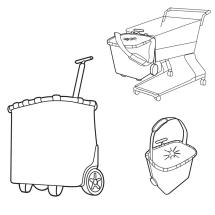Reisenthel Frame Leo Nero Carrycruiser Handlevogn 40L - RECYCLED