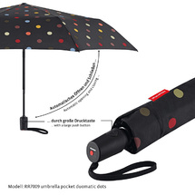 Reisenthel Multi Dots Duomatic Paraply Vindsikker - B:97 cm - RECYCLED