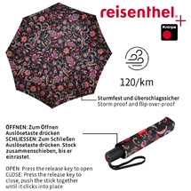 Reisenthel Paisley Duomatic Paraply Vindsikker B:97cm - RECYCL