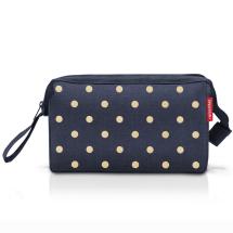 Reisenthel Metallic Dots Blue Toalettmappe - 4 L - RECYCLED