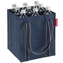 Reisenthel Herringbone Dark Blue Flaskeveske - Bottlebag -RECYCL