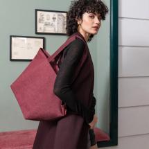 Reisenthel Twist Maroon Shopper / Handlenett M 15 L - RECYCL