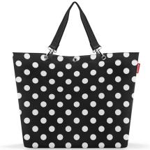 Reisenthel Dots White Shopper XL - 35 L - RECYCLED