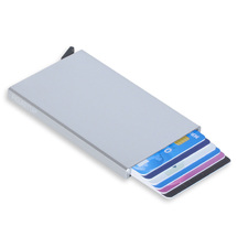 Figuretta RFID-safe Sølv Cardprotector Lommebok - 4-6 Kort