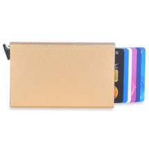 Figuretta RFID-safe Gull Cardprotector Lommebok - 4-6 Kort